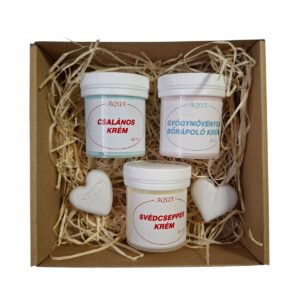 Harmónia ajándékcsomag három gyógyhatású krémmel – Én Box Shop természetes gyógynövényes wellness box