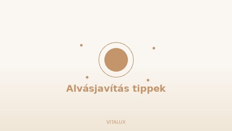 Alvásjavítás természetesen - Én Box Shop