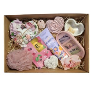 Barackvarázs Ajándékbox – Jean & Len Peach Passion Vibes tusfürdő, gyümölcsös arcmaszk